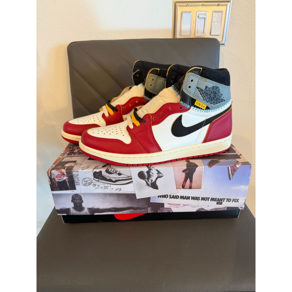 Men's Air Jordan 1 Retro High OG SP Sneakers 10.5 Red/White
